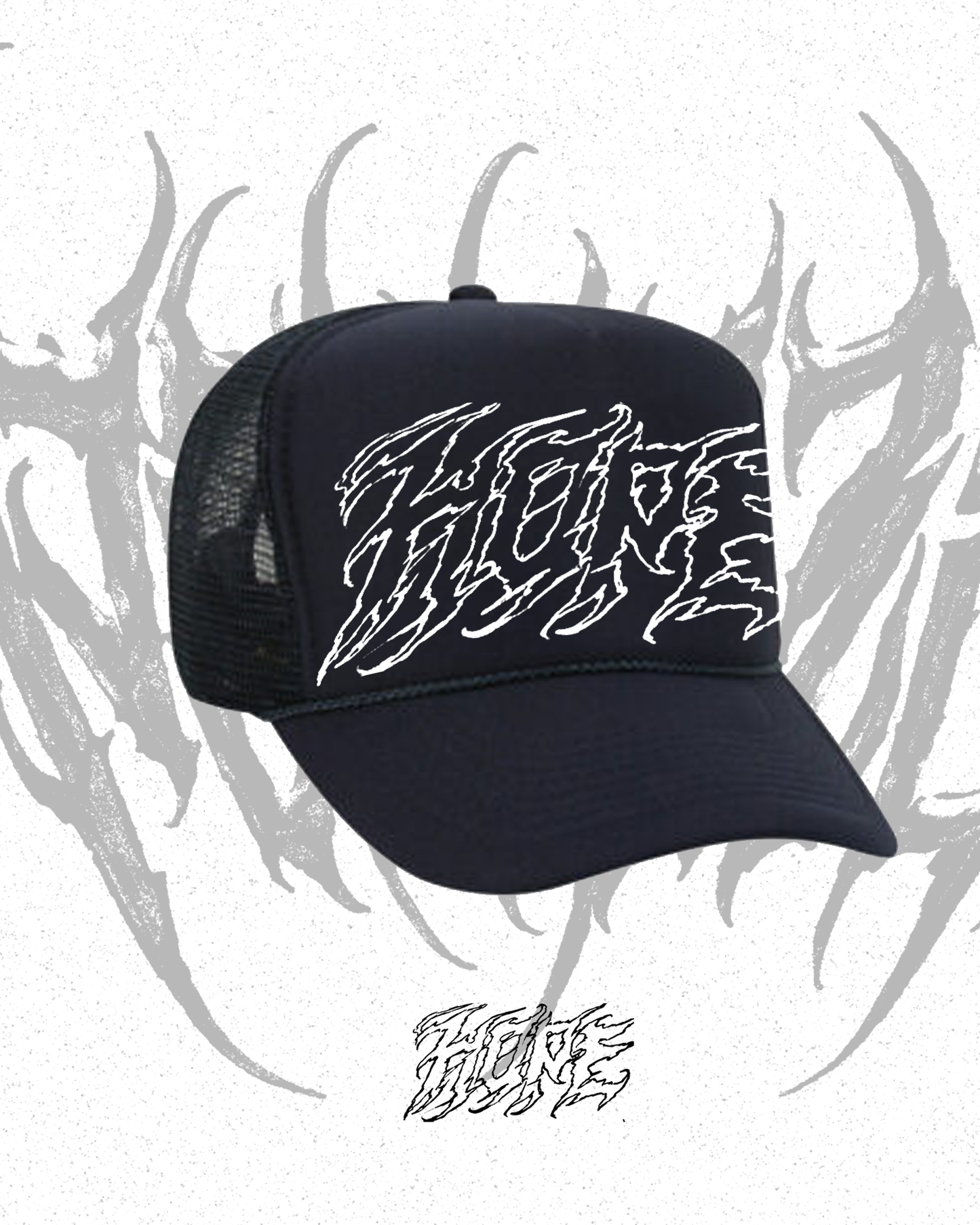 HOPE trucker hat (outlined lettering)