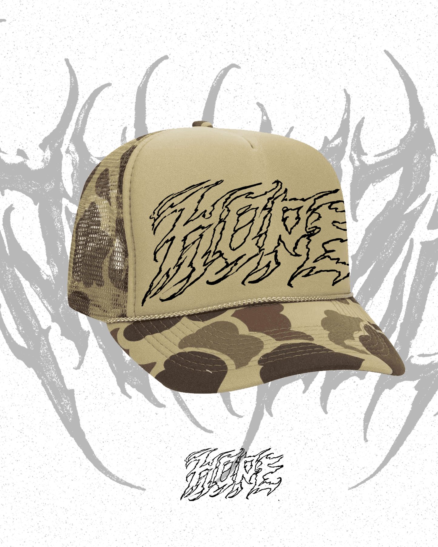 HOPE trucker hat (outlined lettering)