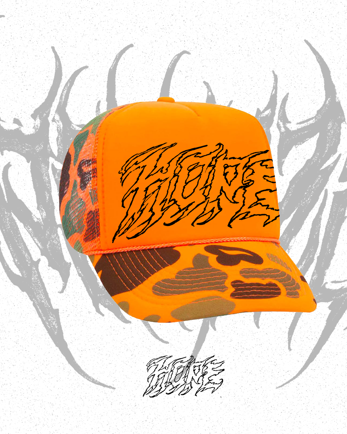 HOPE trucker hat (outlined lettering)