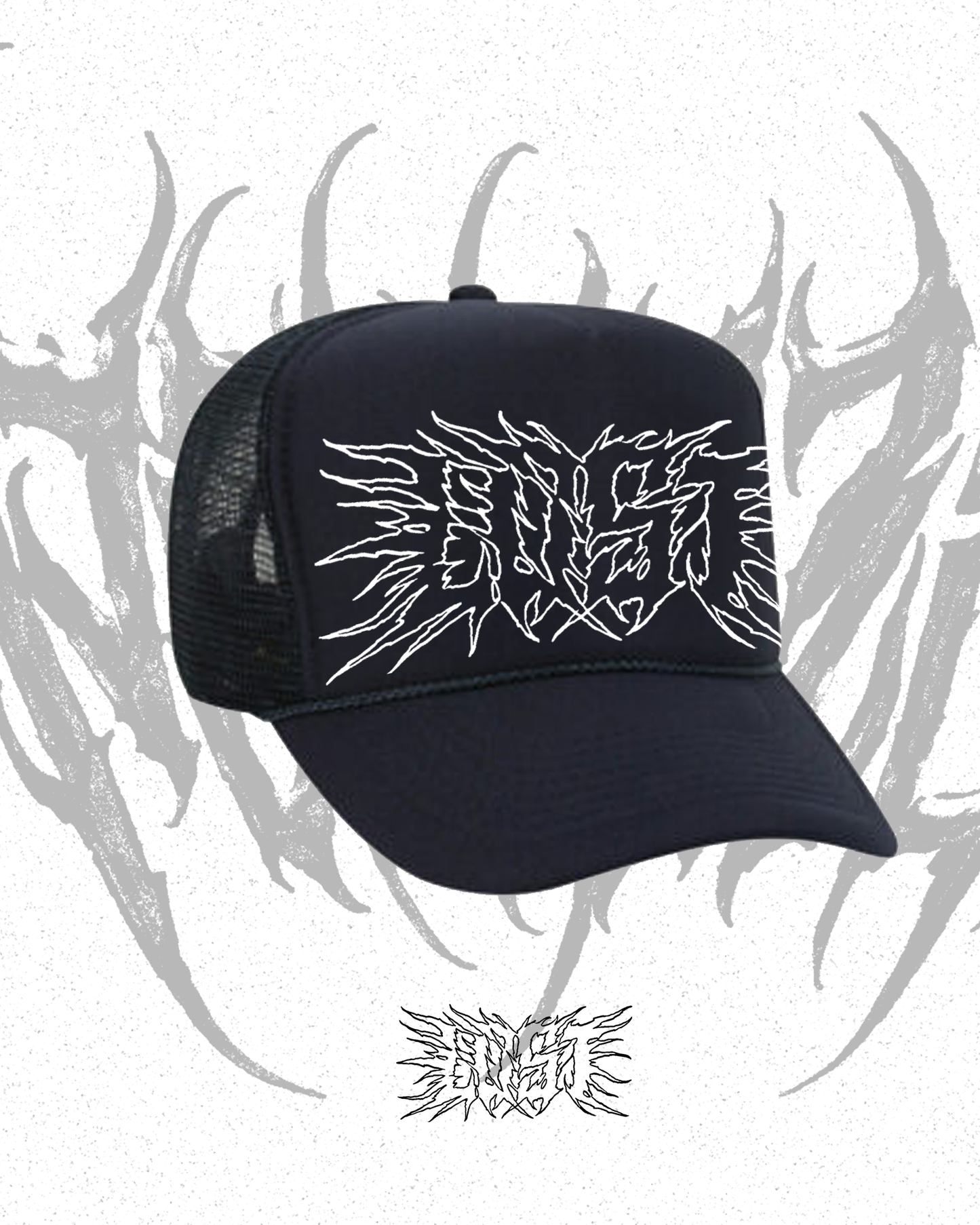 LOST trucker hat (outlined lettering)